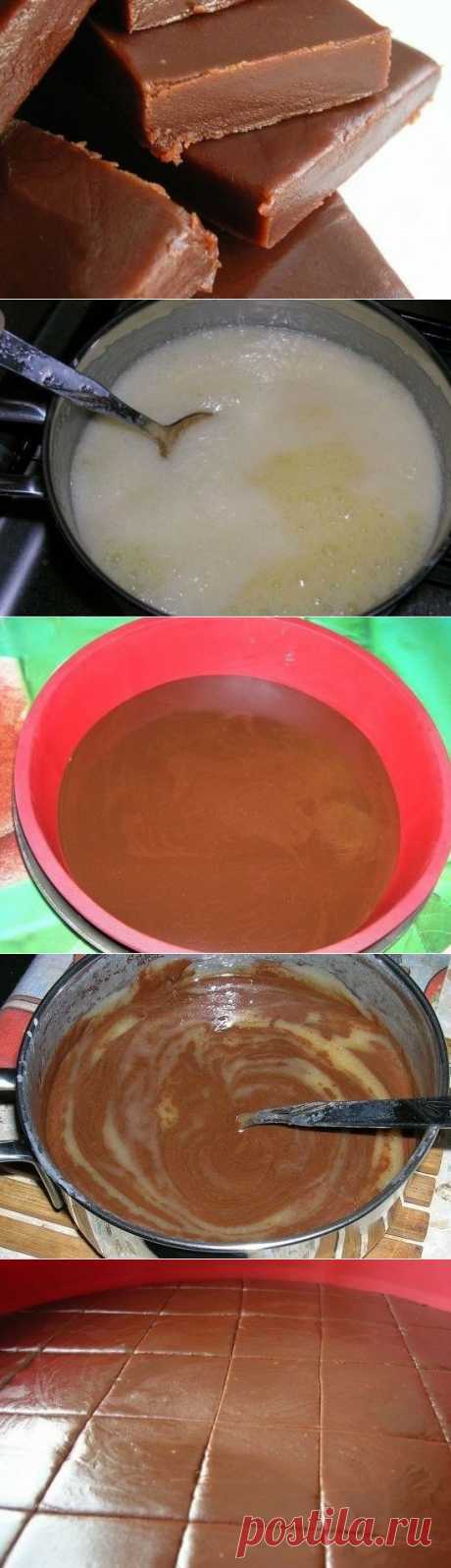 Как приготовить домашний ирис с шоколадом - рецепт, ингридиенты и фотографии