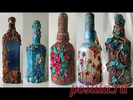 5 Bottle Art for Home Decoration