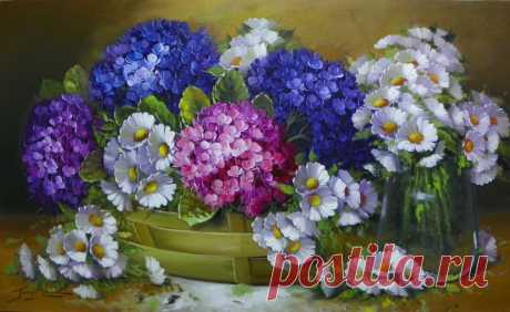 Jorge Maciel и его цветочные натюрморты