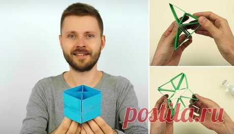 Оригами игрушка-трансформер