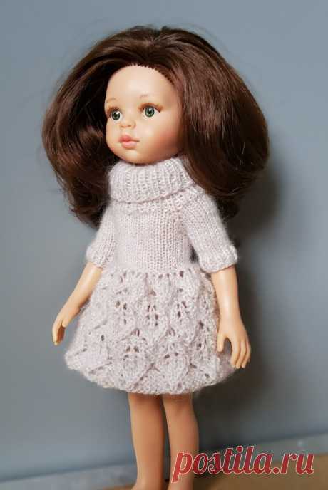 Платье с листьями для Паолы Рейна или куклы ростом 30-34 см | Кукольный гардероб | Дзен
