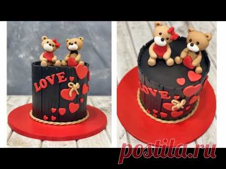 Valentines Bear Cake