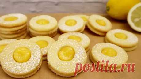 Ароматное печенье с лимонным кремом: 10 минут в духовке и вкусная домашняя выпечка на столе - Odnaminyta - медиаплатформа МирТесен
