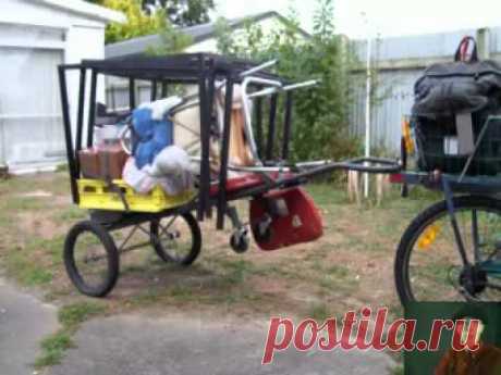 Cheapest strongest bicycle trailer.mp4