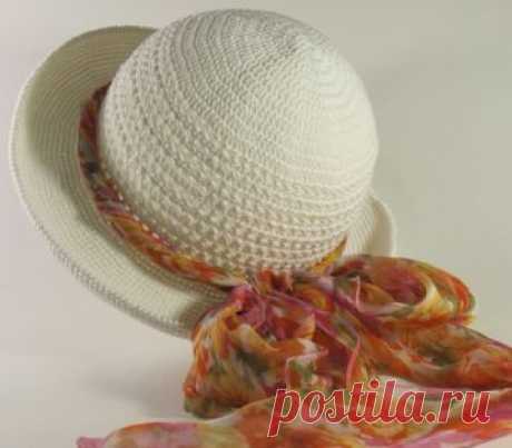 Женские летние панамы и шляпки клоше, связанные крючком — Рукоделие