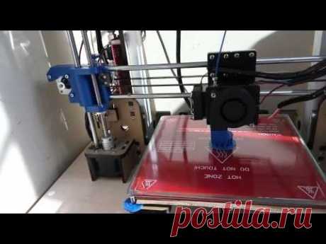 Идеальная печать после небольших переделок на 3d ptinter hesine prusa i 3