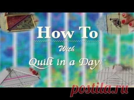 How To: Sew Radiant Quilts - YouTube