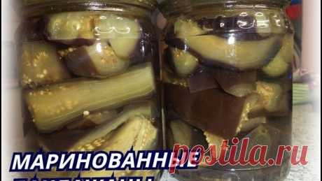 Целые маринованные баклажаны _ Pickled whole eggplants ♡ English subtitles