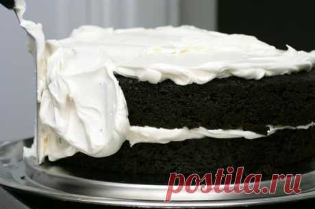 Barbabietola torta al cioccolato con Philadelphia ( Торт шоколадно-свекольный с Филадельфией)