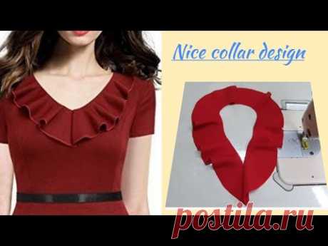 (62) ⭐️🌟 Hướng dẫn tạo kiểu cổ áo lượn sóng đẹp | le fashion - YouTube