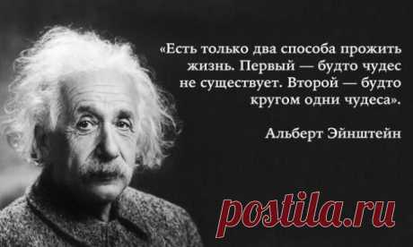 ​31 жизненный урок от Альберта Эйнштейна — Интересные факты