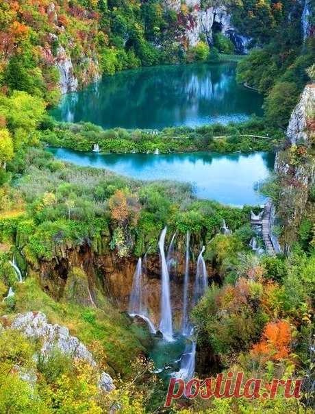 Первозданная красота Плитвицких озер, Хорватия