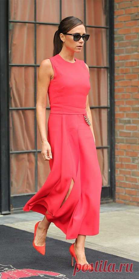 We're Tickled Pink By Victoria Beckham's Latest Look