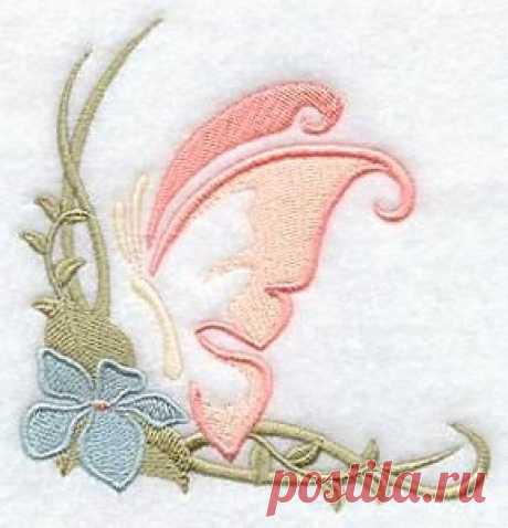 Machine Embroidery Designs at Embroidery Library! - Butterfly Borders &amp; Corners
