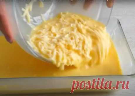 Готовлю так каждое утро. Вкуснейший омлет с сыром в духовке: простой рецепт | Bixol.Ru