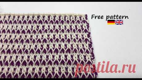 Zweifarbiges dekoratives Muster häkeln - two colored decorative crochet pattern #PetersCrochetArt #Häkelanleitung #crochet patternIn diesem Video zeige ich dir sehr einfaches zweifarbiges Muster. Anleitung ist sehr einfach und ist auch f...