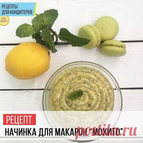 Рецепт Начинка для макарон Мохито