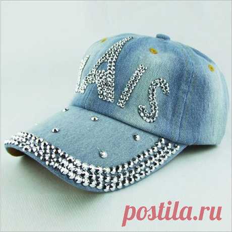 Action &amp; Toy Figures Picture - More Detailed Picture about Denim Baseball Cap Women Snap Back Diamond Outdoor Gorras Adjustable Size Hip hop Flat Large Brim mens baseball caps brand Picture in Action &amp; Toy Figures from Zhao's store | Aliexpress.com | Alibaba Group
