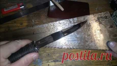 Плавающий филейный нож из ножовки за пару часов