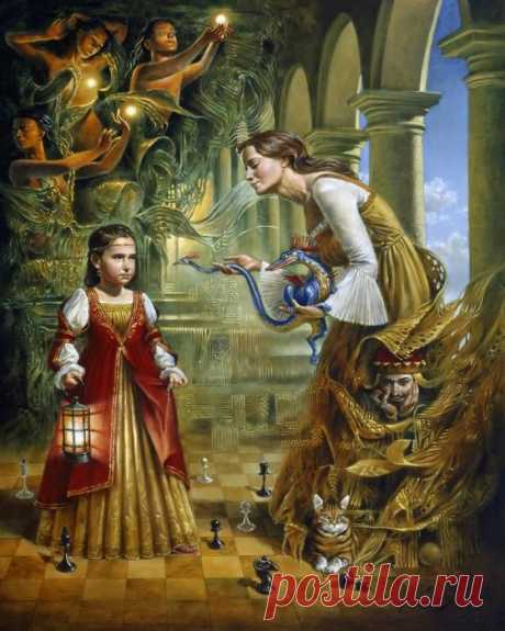 Eternity of Absurdity. On the Edge of Eternity, Michael Cheval (Михаил Хохлачев), арт галерея живописи. Страница get.