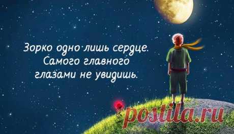 Лучшие цитаты из легендарной сказки для взрослых «Маленький принц» | Книги: читаем и обсуждаем!