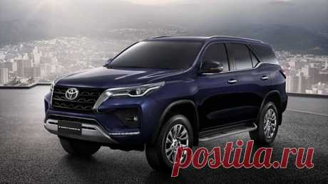 Обновленный кроссовер Toyota Fortuner 2021 характеристики