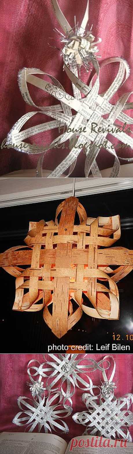 House Revivals: Make a Woven Star from Vintage Book Pages, Tutorial Part One