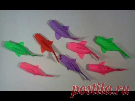 How to make Origami Fish Koi (sipho mabona)