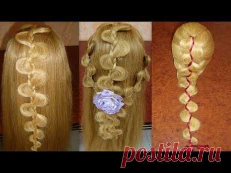 3 PEINADOS FACILES  - TRENZA  &quot;S&quot;O IRREGULAR ♥ |  3 HAIRSTYLES -  &quot;S&quot; O IRREGULAR BRAID