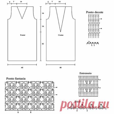 Невесомые платья крючком. Выкройки и схемы | Вязание с Paradosik_Handmade | Дзен