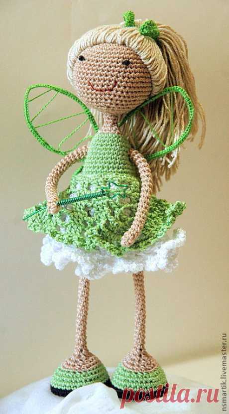 სურათი: Купить Вязаная кукла "Фея зелени" - фея, салатовый, вязаная ... მოძიებულია Google-ის მეშვეობით livemaster.ru-ზე