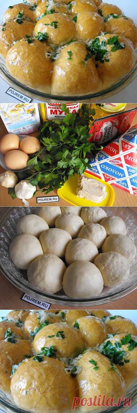 Пампушки с чесноком. Украинские чесночные пампушки к борщу - рецепт с фото