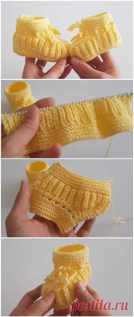 Easy To Make Beautiful Baby Booties - ilove-crochet