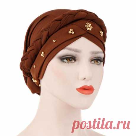 281р-Новая весна и осень  Turban Hat – купить по низким ценам в интернет-магазине Joom