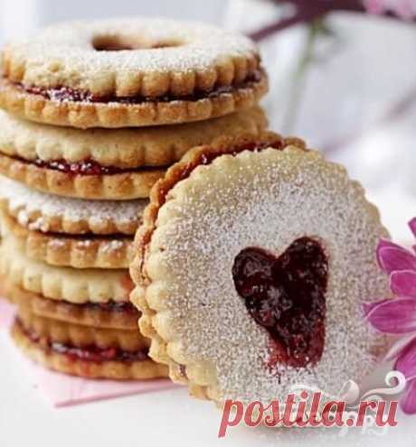 Австрийское Линцерское печенье - пошаговый рецепт с фото на Повар.ру