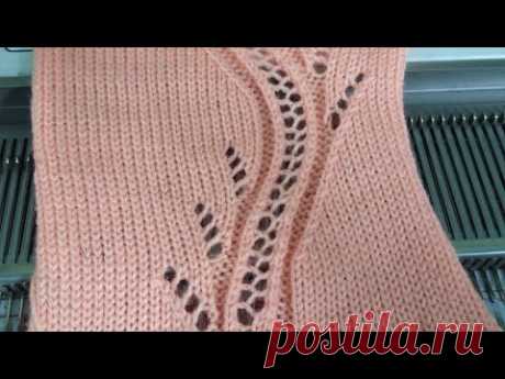 Knitting pattern in knitting machine # 166 (निटिंग मशीन में निटिंग डिजाइन # 166)