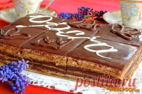 Торт Опера рецепт с фото | Кофейный торт на Webspoon.ru