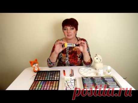 Краски для росписи и тонировки / needle felting wool overview paints for painting and tinting