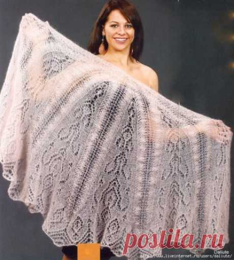для тех кто любит вязать шали (6) / Вязание спицами / Вязание для женщин спицами. Схемы