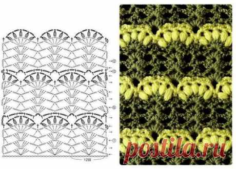 Нашла очередную подборку схем: 20 новых узоров крючком в Вашу копилку | Факультет рукоделия | Пульс Mail.ru
