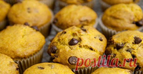 Chocolate Chips Are The Perfect Addition To These Fall Muffins!