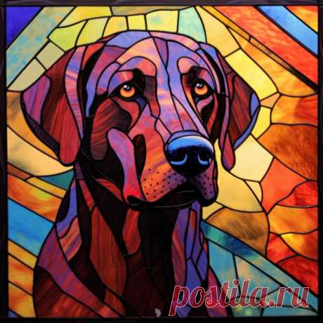 Labrador Retriever Vidriera Adherente Labrador Retriever Lover - Etsy Chile