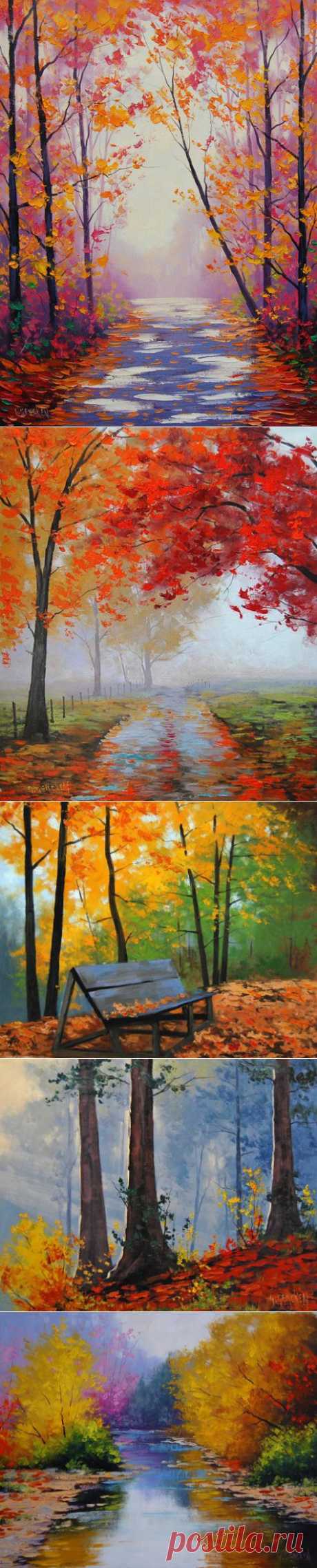 Красочная осень на картинах Graham Gercken