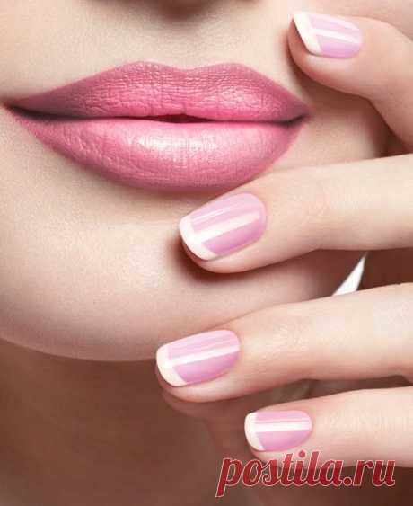 Two tone lips and tips? How Pastelicious!