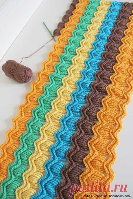 Zig-zag pattern crochet. Crochet patterns schemes | Все о рукоделии: схемы, мастер классы, идеи на сайте labhousehold.com