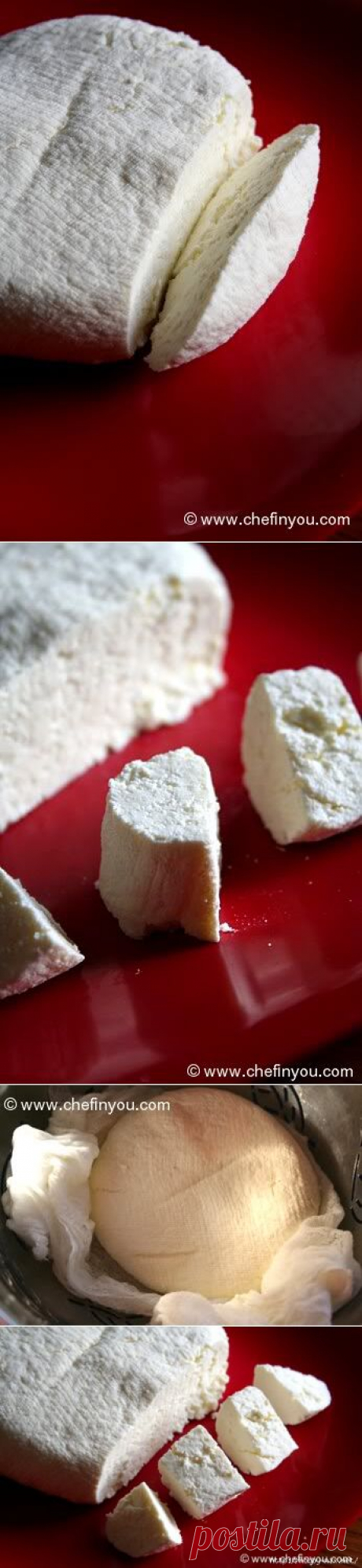 Домашний сливочный сыр риккота- пошаговый фото рецепт.