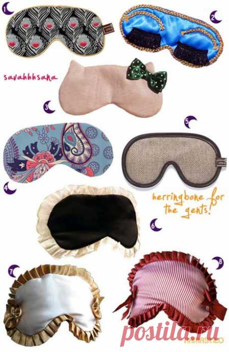 маска для сна / Прочие виды рукоделия / Шитье