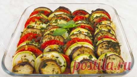 Рататуй: запеченные овощи в духовке (кабачки, баклажаны, помидоры) – пошаговый рецепт с фотографиями