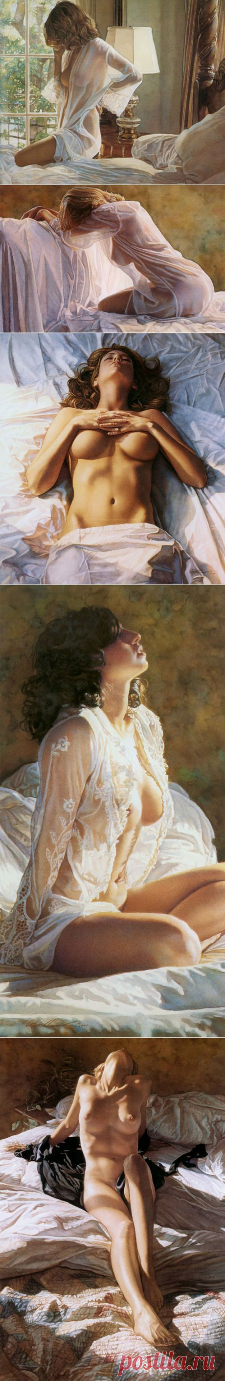 Стив Хэнкс (Steve Hanks) — один из известнейших художников, работающих в технике акварель. Этот американский художник называет свой стиль «эмоциональным реализмом»: «....эмоции — это то, что я хочу изобразить. Реализм — просто мой способ это делать».