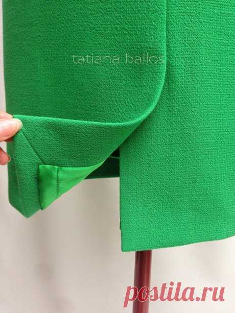 Tatianologia: Обработка шлицы в изделиях на подкладке.